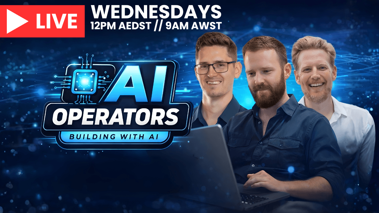 AI Operators Podcast - Live show featuring David Pengelley and technical AI operators every Wednesday.